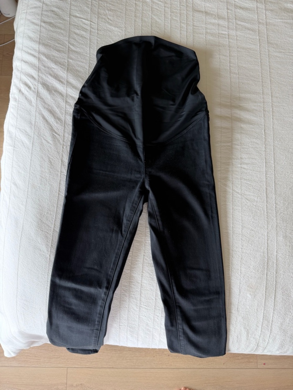Madewell Black Maternity Skinny Leggings
